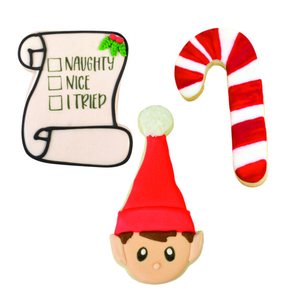 Holiday Elf 3 PC Cookie Cutter Set - Image 3