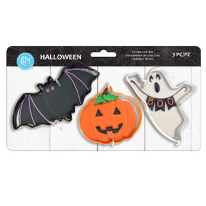 Halloween 3 PC Color Cookie Cutter Carded Set