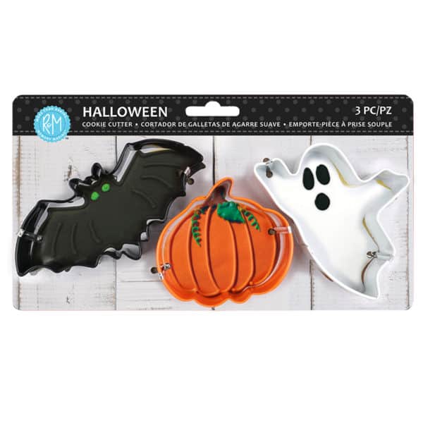 Halloween 3pc Color Cookie Cutter Carded Set