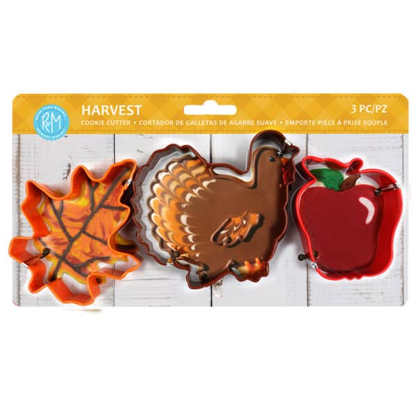 fall cookie cutters leaf turkey and apple shapes