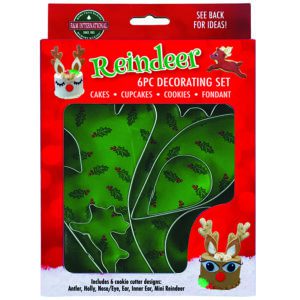 reindeer cake decorating set