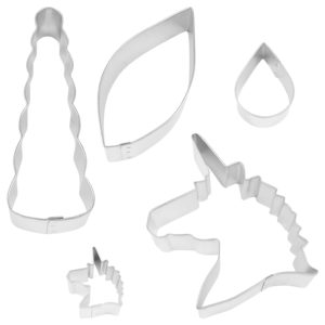 Unicorn Cake Decorating Kit (5 Metal Pieces) | R&M International