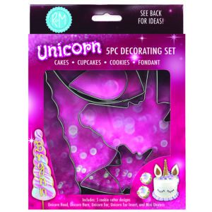 UNICORN CAKE DECORATING 5 PC SET