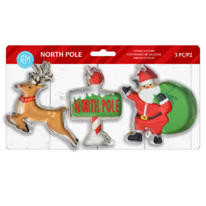 North Pole 3 PC Cookie Cutter Set