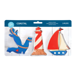 Coastal 3PC Cookie Cutter Set