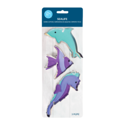 Sealife 3 PC Cookie Cutter Set