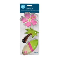 Surf’s Up 3 PC Cookie Cutter Set