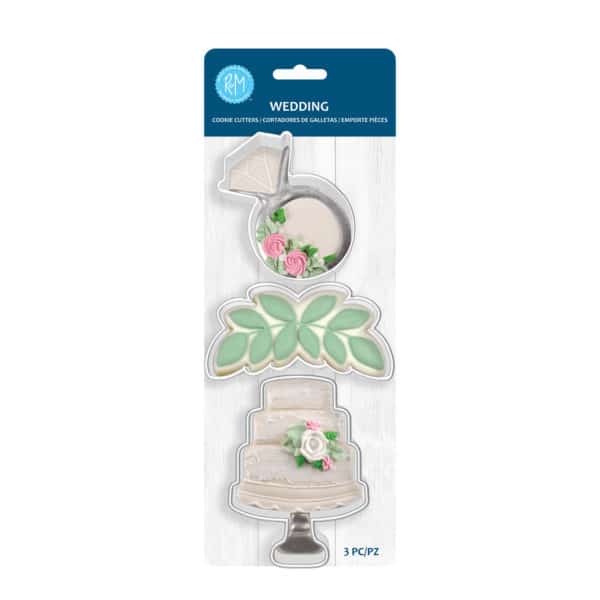 Wedding 3 PC Cookie Cutter Set