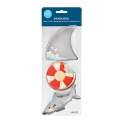 Shark Bite 3 PC Cookie Cutter Set