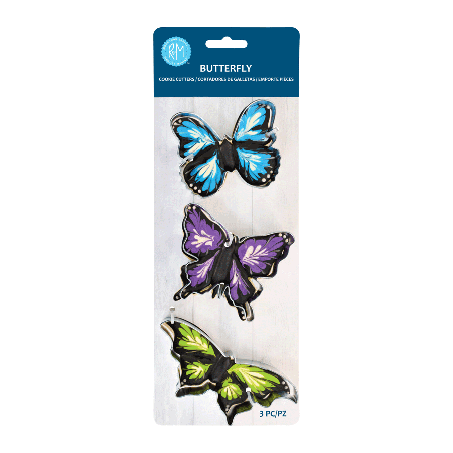 Butterfly 3PC Cookie Cutter Set | R&M International