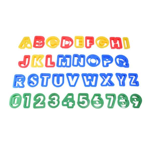 ALPHABET AND NUMBERS PLASTIC S/36