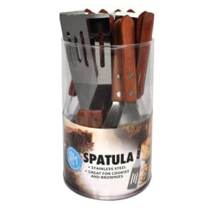 SPATULA SLOTTED S/S