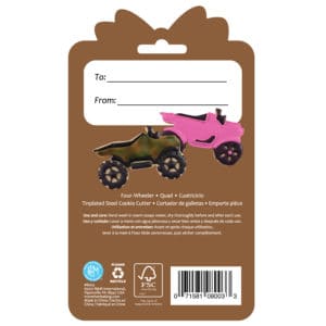 Four Wheeler Cookie Cutter 3.75" Carded - Image 2