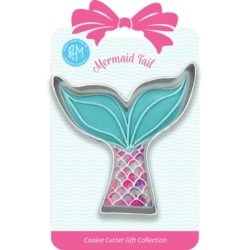 Mermaid Tail Cookie Cutter 3.75″ Carded